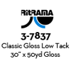 Ritrama 3-7837 - Classic Gloss Low-Tack Vinyl (30" x 50yd)