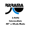 Ritrama 3-9292 - Intermediate Printable-Removable Matte Vinyl (48" x 50yds)