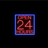 "Open 24 Hours...