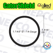 GatorShield, Galvanized Steel Tubing, Round (1" ID  x 14 gauge)