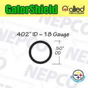 GatorShield, Galvanized Steel Tubing, Round (3/8" ID  x 18 gauge)