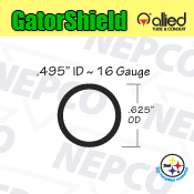GatorShield, Galvanized Steel Tubing, Round (5/8" ID  x 16 gauge)