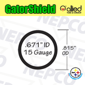 GatorShield, Galvanized Steel Tubing, Round (1/2" ID  x 15 guage)