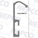 Aluminum Head Rod Molding - Style #37