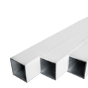 White Aluminum Sign Post, Square 2"x2"x 8'