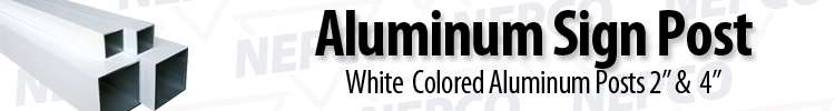 Aluminum Sign Posts