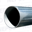 Galvanized Steel Sign Post, Round (2-3/8" x 10')