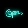 "Open" Neon Sign - (9.25" x 23")