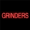 "Grinders" Neon Sign - (6" x 34")