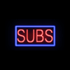 "Subs" Neon Sign - (10" x 23")