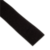 Velcro Polyester Loop 9000, Acrylic Adhesive, Black (1" x 25yd)