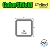 GatorShield, Galvanized Steel Tubing, Square (1" x 1" x 16 gauge) 24' Lengths