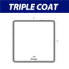 Triple Coat, Galvanized Steel Tubing, Square (2" x 2" x 16 gauge) 24' Lengths