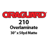 Oraguard 210 - Matte PVC Laminating Film (30" x 50yd)