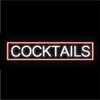 "Cocktails" Neon Sign - (9" x 36")