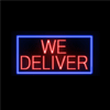 "We Deliver" Neon Sign - (18" x 37")