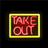 "Take Out" Oriental, Neon Sign - (18" x 22")