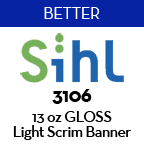 Sihl 3106 - 13oz Scrim (Gloss)