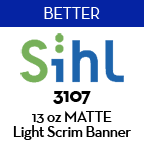 Sihl 3107 - 13oz Scrim (Matte)