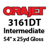 Orajet 3161DT - Gloss Low Temperature Soft Calendared PVC Digital Media (54" x 25yd)