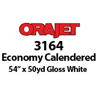 Orajet 3164 - Gloss White Soft Calendered PVC Digital Media (54" x 50yd)