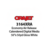 Orajet 3164XRA - Rapid Air Gloss White Calendered Digital Media (50" x 50yd)
