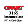 Orajet 3165 - Gloss White Intermediate Grade Calendared PVC Digital Media (54" x 50yd)