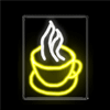 Coffee Cup Graphic Neon Sign - (20.5" x 27")