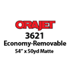 Orajet 3621 - Matte Soft Calendered PVC Digital Media (54" x 50yd)