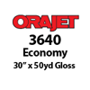 Orajet 3640 - Gloss Soft Calendered PVC Digital Media (30" x 50yd)