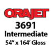 Orajet 3691 - Gloss Intermediate Grade Calendered PVC Digital Media (54" x 164')