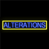 "Alterations" Neon Sign - (9" x 44")