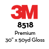 3M 8518 - Scotchcal Gloss Overlaminate (30" x 50yd)