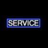 "Service" Neon Sign - (10" x 36")