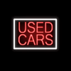 "Used Cars" Neon Sign - (18" x 22")
