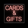 "Cards & GIfts" Neon Sign - (26" x 33")