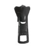 Black #5 Vislon Sliders - Single Pull, Metal, Locking (Sold by the Bag)