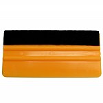 6" Plastic Squeegee with Felt <br> <br>