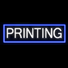 "Printing" Neon Sign - (10" x 36")