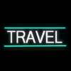 "Travel" Neon Sign - (10" x 29")