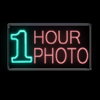 "1 Hour Photo" Neon Sign - (16" x 30")
