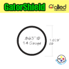 GatorShield, Galvanized Steel Tubing, Round (0.863" ID  x 14 gauge) 24' Lengths
