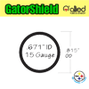 GatorShield, Galvanized Steel Tubing, Round (0.671" ID  x 15 guage) 24' Lengths