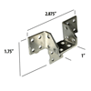 FastClip #8 - Aluminum Sign/Awning Bracket