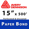 Avery Paper Bond 15"x 500' Perforated #20