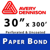 Avery Paper Bond 30"x 300' Perforated #20