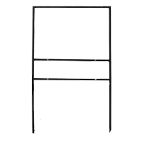 Real Estate Frame, Bottom Ryder (24"h x 36"w) Black