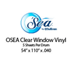 Osea Clear Window Vinyl (5 Drum) - 54" x 110" x .040