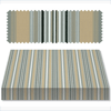Recacril Acrylic Awning Fabric, Begur (47" x Cut Yardage) Stripes