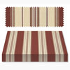 Recacril Acrylic Awning Fabric, Truji (47" x Cut Yardage) Stripes